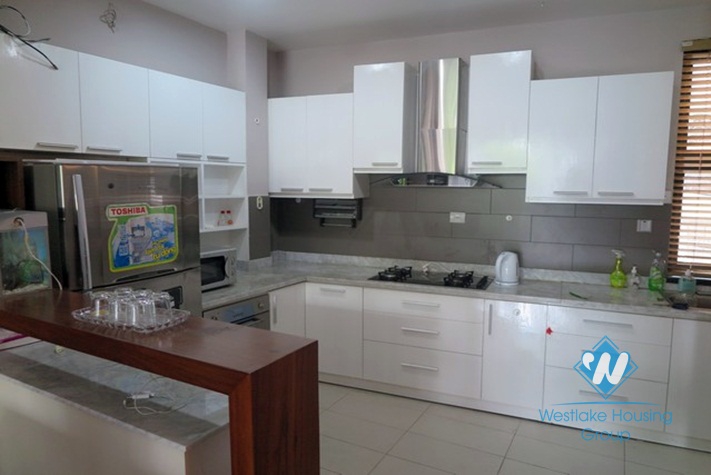 Beautiful house with lake view for rent in Tay Ho, Hanoi 